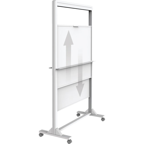 Easel-Quartet Dual Track Magnetic Mobile, 40"X68"H - ECM4068DT