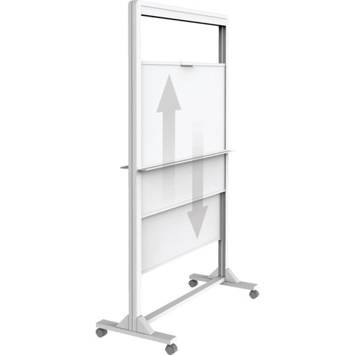 Easel-Quartet Dual Track Magnetic Mobile, 40"X68"H - ECM4068DT