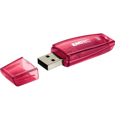 Flash Drive-Emtec C410 16Gb, Red - ECMMD16GC410