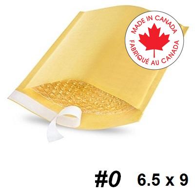 Envelope-Bubble #0 6.5X9, 10/Pack (00521) - EDGBM004