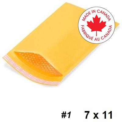 Envelope-Bubble #1 7X11, 10/Pack - EDGBM005