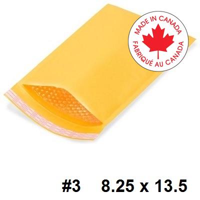 Envelope-Bubble #3 8.25X13.5, 10/Pack - EDGBM007