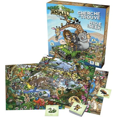 Board Game-Gladius Hide And Seek Animal World - EDIGLA8030