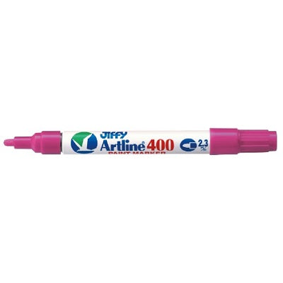 Marker-Paint, Artline, Medium Bullet Tip, Pink - EK400-0