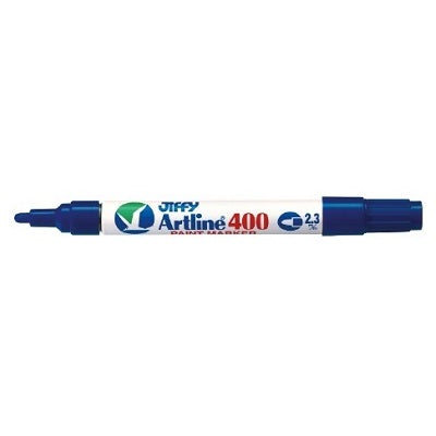 Marker-Paint, Artline, Medium Bullet Tip, Blue -Jk400 - EK400-3