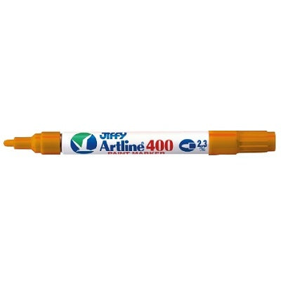 Marker-Paint, Artline, Medium Bullet Tip, Orange - EK400-6