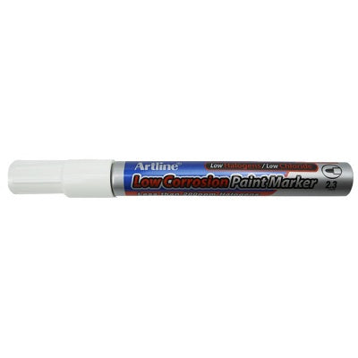 Marker-Paint, Artline, Low Corrosion, Bullet Tip, White - EK420-10