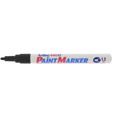 Marker-Paint, Artline, Fine Tip, Black - EK440-1