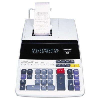 Calculator-Sharp, Printing Ac 12 Digit Heavy Duty 4.3Lps - EL-2615PIII