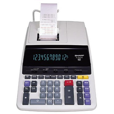 Calculator-Sharp, Printing Ac 12 Digit Heavy Duty 4.8Lps - EL-2630PIII