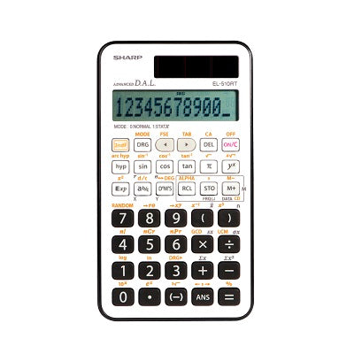 Calculator-Sharp, Scientific 169 Function 10+1 Digit - EL-510RTB