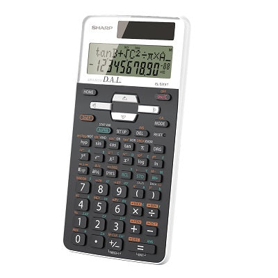 Calculator-Sharp, Scientific Dual Powr 273 Function 10 Digit - EL-531XTBWH