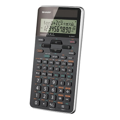 Calculator-Sharp, Scientific Dual 470 Function 10 Digit - EL-546XTBSL