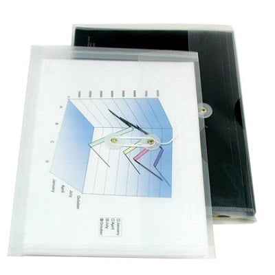 Envelope-Poly, Cheque Size 9.75" X 5.25" Clear - EN-04-CR