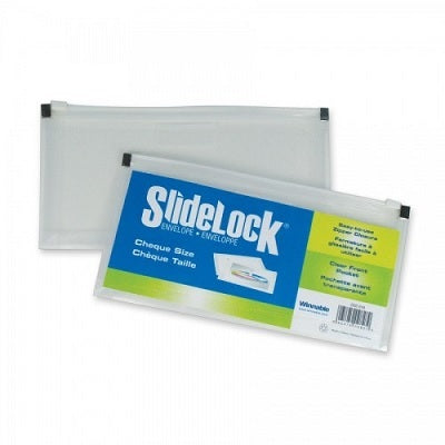 Envelope-Poly, Zipper 5X10 Cheque 1.25" Expansion - ENZ-510-CR