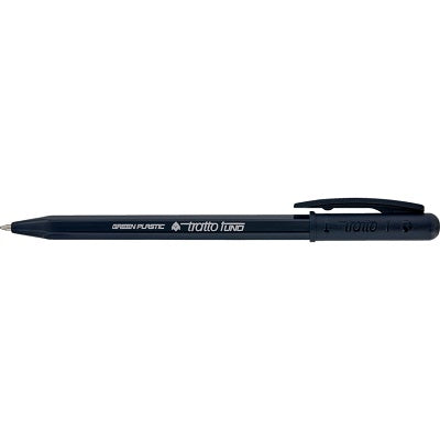 Pen-Retractable, Tratto-1 Green 1.0Mm Medium Black 50/Box - F838303
