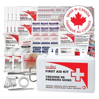 First Aid Kit-Essentials, 150 Pieces, Plastic Case - FAC-410P