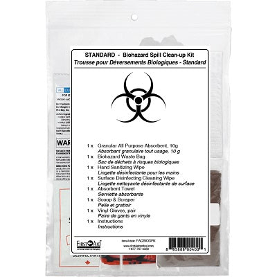 Spill Kit-Biohazard, First Aid Central - FACBIOSPK