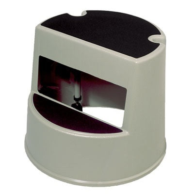 Step Stool-Mobile 2-Step 16" Diameter, Beige - FG252300BEIG