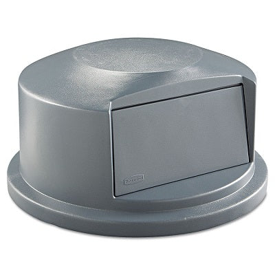 Garbage Can Lid-Brute Dome Top, Grey - FG263788GRAY