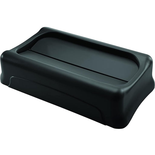 Garbage Can Lid-Slim Jim Swing Lid, Black - FG267360BLA