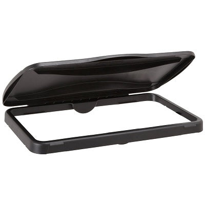 Garbage Container Lid-Slim Jim, Hinge Lid, Black - FG267400BLA