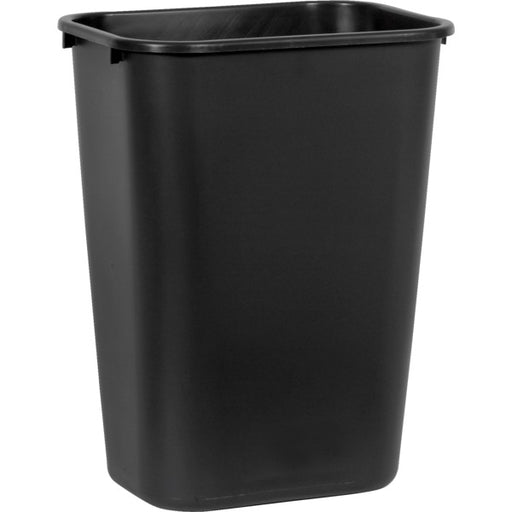 Wastebasket-Plastic 15-1/4" X 11 X 20", 39 L. Black - FG295700BLA