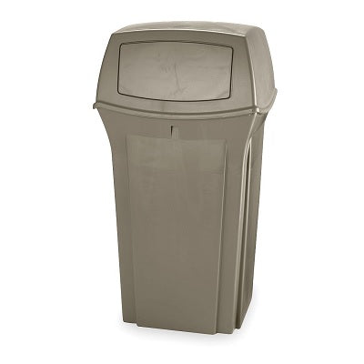 Garbage Container-Ranger Square Outdoor 2 Door, Beige - FG843088BEIG