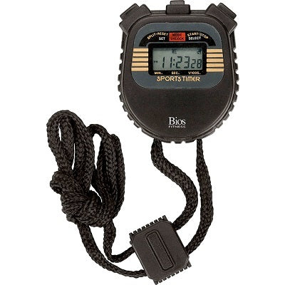 Stop Watch-Bios Digital Water Resistant Black - FP600