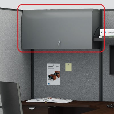 Storage Cabinet-Framework Overhead, Charcoal - FRM-OSC36