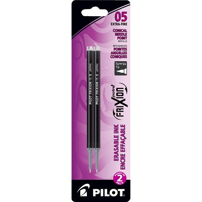 Pen Refill-Frixion Needle Point Erasable Gel, Black - FRP5RB2