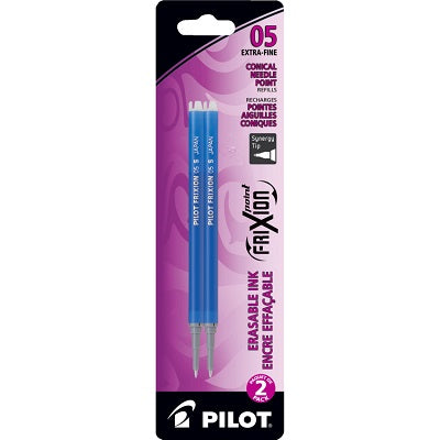 Pen Refill-Frixion Needle Point Erasable Gel, Blue - FRP5RL2