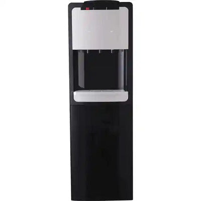 Water Dispenser-Genuine Joe 110-V Water Cooler, Blk/Silver - GJO22554
