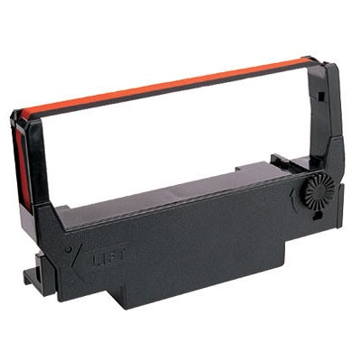 Ribbon-Epson Erc30Br Compatible, Black/Red 6/Box - GSERC30BR