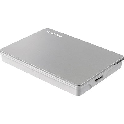 Hard Drive-Toshiba Canvio Flex Portable 1Tb, Silver - HDTX110XSCAA