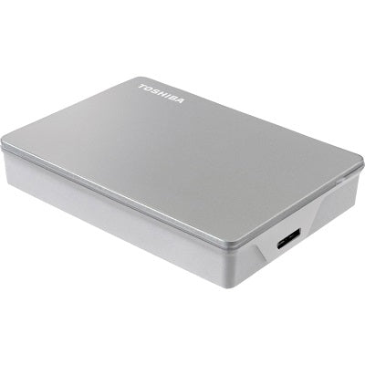 Hard Drive-Toshiba Canvio Flex Portable 4Tb, Silver - HDTX140XSCCA