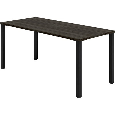 Table-Innovations Series, Square Leg 66" X 30" Grey Dusk - INV-3066TBL-SQ2OFT-GD-BL
