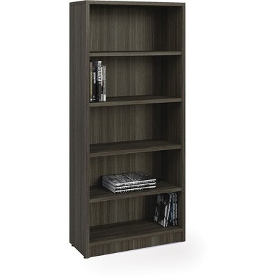Bookcase-Innovations 5-Shelf 72"H, Grey Dusk - INV-7232BK-GD