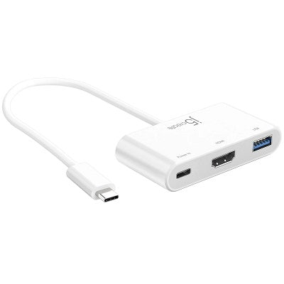 Usb Cable-Type C To Hdmi & Usb 3.0 With Power Delivery - JCA379