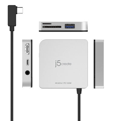 Usb Dock-Usb-C Travel Dock For Ipad Pro 4K @ 60Hz - JCD612