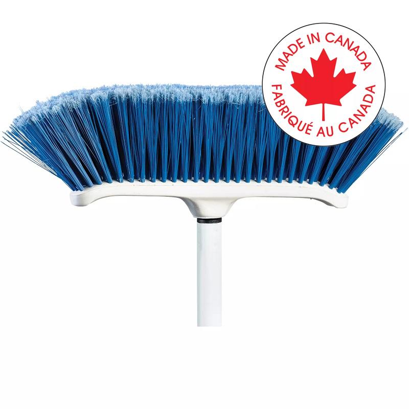 Broom-Curved, Venus Magnetic 48" Metal Handle, Blue - JO099