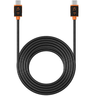 Usb Cable-Type C Sync & Charge 100W, Braided 9.8' - JUCX25L30