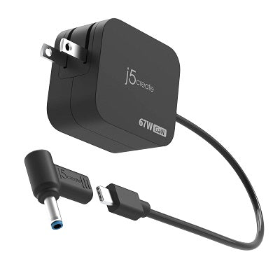 Charger-Mini Usb-C, 67W With 4.5Mm Dc Converter - JUP1565