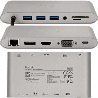 Usb Dock-Usb-C Mobile Dock Uh1440P - K33853WW