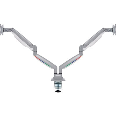 Monitor Arm-Dual, Smartfit One-Touch 34"/19.8Lbs, Grey - K55471WW