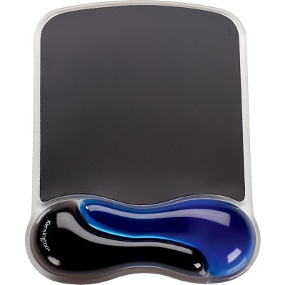 Mouse Pad/Get Wrist Rest, Duo Gel Black/Blue - K62401AM