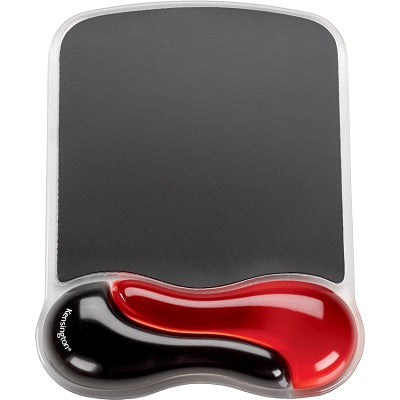 Mouse Pad/Get Wrist Rest, Duo Gel Black/Red - K62402AM