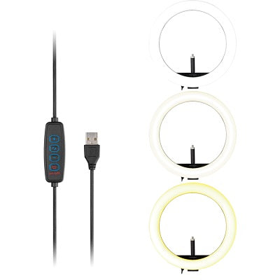 Streaming Light Ring-L1000 Bicolour, With Webcam Mount - K87653WW