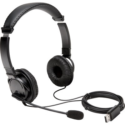 Headphones-Kensington Hi-Fi, With Mic, Usb-A, Black - K97601WW