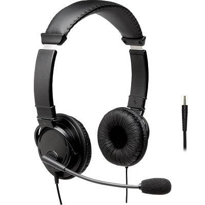 Headphones-Hi-Fi With Mic, 3.5Mm Audio Jack, Black - K97603WW